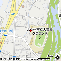 福岡県北九州市小倉南区蒲生3丁目周辺の地図