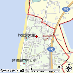 福岡県福津市勝浦453周辺の地図