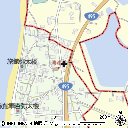 福岡県福津市勝浦375周辺の地図