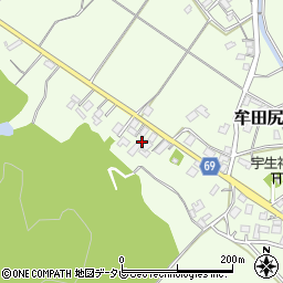 福岡県宗像市牟田尻1774周辺の地図
