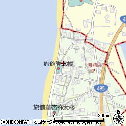 福岡県福津市勝浦442周辺の地図