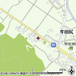 福岡県宗像市牟田尻1771周辺の地図