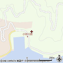 椿泊漁協　荷捌所周辺の地図