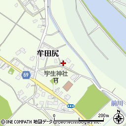 福岡県宗像市牟田尻1617周辺の地図