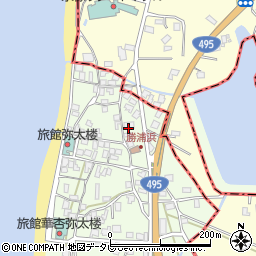 福岡県福津市勝浦382周辺の地図