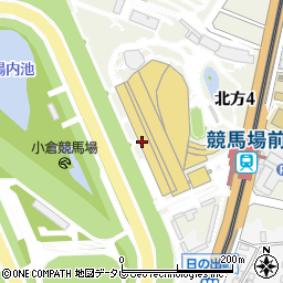 小倉競馬場周辺の地図