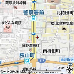 徳島大正銀行松山支店周辺の地図
