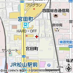 愛媛県労働者福祉協議会（一般社団法人）　えひめ勤労者生活情報センター周辺の地図