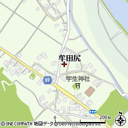 福岡県宗像市牟田尻1738周辺の地図