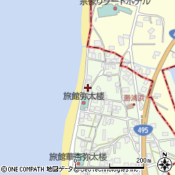 福岡県福津市勝浦439周辺の地図