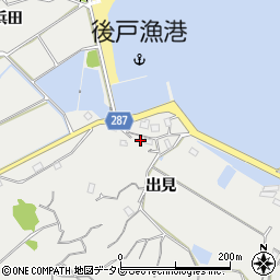 徳島県阿南市福井町出見周辺の地図