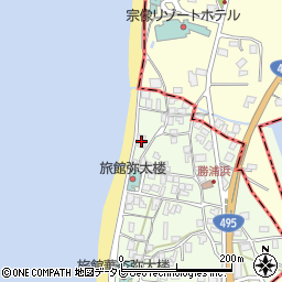 福岡県福津市勝浦432周辺の地図