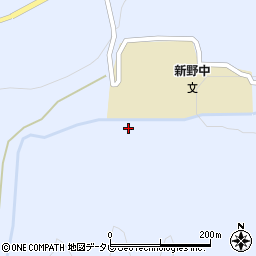 徳島県阿南市新野町馬見周辺の地図