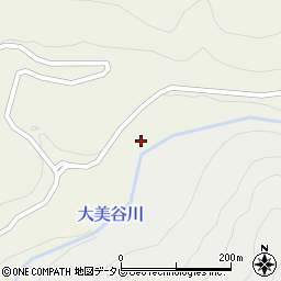徳島県那賀郡那賀町木頭名清水周辺の地図