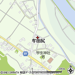 福岡県宗像市牟田尻1727周辺の地図