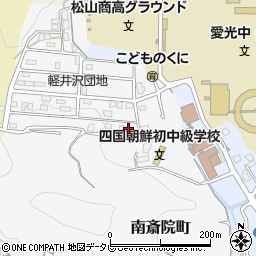 松山・防水周辺の地図
