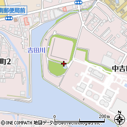 吉田太陽の丘公園トイレ周辺の地図