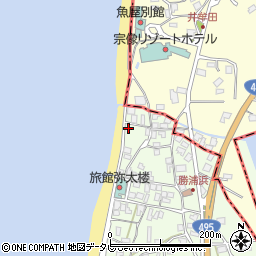 福岡県福津市勝浦399周辺の地図