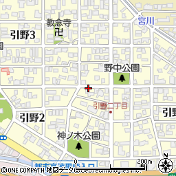 福岡県北九州市八幡西区引野周辺の地図