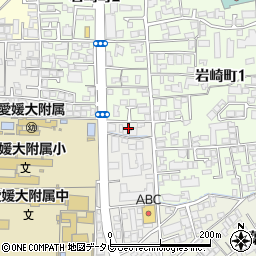 愛媛県松山市持田町1丁目4周辺の地図