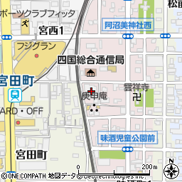 松山教会周辺の地図