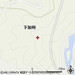 徳島県那賀町（那賀郡）掛盤（下加州）周辺の地図