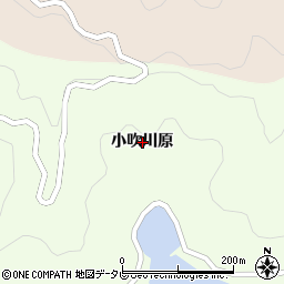 徳島県阿南市椿泊町小吹川原周辺の地図