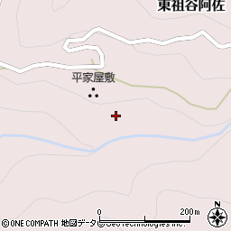 徳島県三好市東祖谷阿佐69周辺の地図