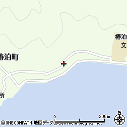 椿泊簡易郵便局周辺の地図