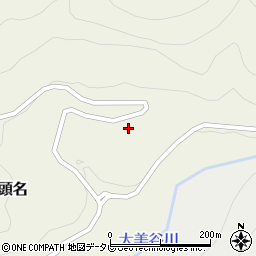 徳島県那賀郡那賀町木頭名寺野周辺の地図