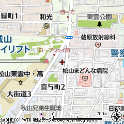 介護支援ショップ松山 三泰商事株式会社周辺の地図