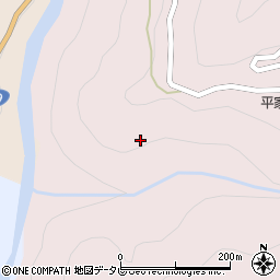 徳島県三好市東祖谷阿佐275周辺の地図