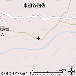 徳島県三好市東祖谷阿佐89周辺の地図