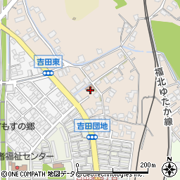 吉田第二公民館周辺の地図