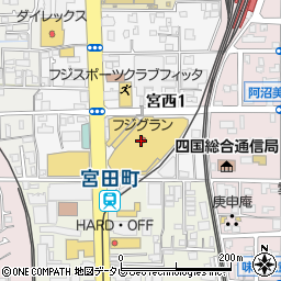 ライトオンフジグラン松山店周辺の地図