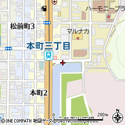札の辻公衆トイレ周辺の地図