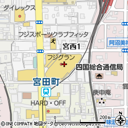 株式会社フジカワ　フジグラン松山店周辺の地図