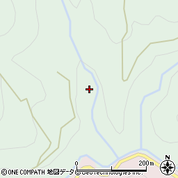 徳島県那賀郡那賀町内山はしだ4-3周辺の地図