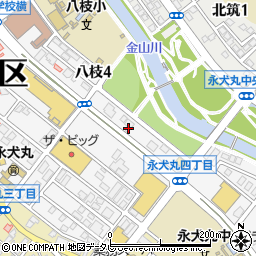 株式会社ビーアート石橋　八幡永犬丸店周辺の地図