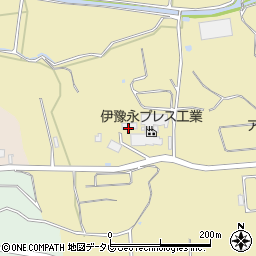 伊豫永プレス工業新工場周辺の地図