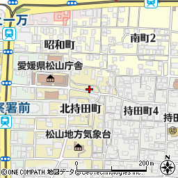 愛媛県松山市北持田町52-1周辺の地図