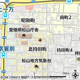 愛媛県松山市北持田町52-2周辺の地図