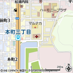 松山若草合同庁舎周辺の地図