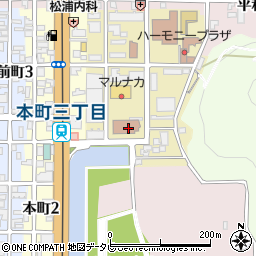 愛媛労働局　職業安定部求職者支援室周辺の地図
