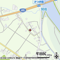 福岡県宗像市牟田尻1700周辺の地図