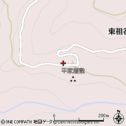 徳島県三好市東祖谷阿佐210周辺の地図