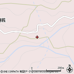 徳島県三好市東祖谷阿佐366周辺の地図