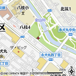 永犬丸中央公園トイレ２周辺の地図