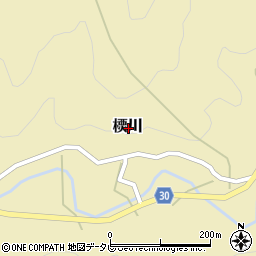 和歌山県日高郡印南町樮川周辺の地図
