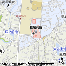 松尾病院（天臣会）周辺の地図